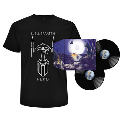 Kjell Braaten - Ferd 2LP Black + T-Shirt Bundle (6106721484999)